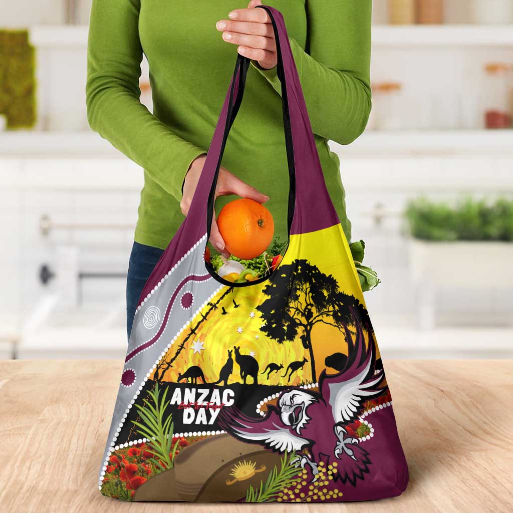 Eagles Rugby ANZAC Day Grocery Bag Silvertails Rosemary Starry Night