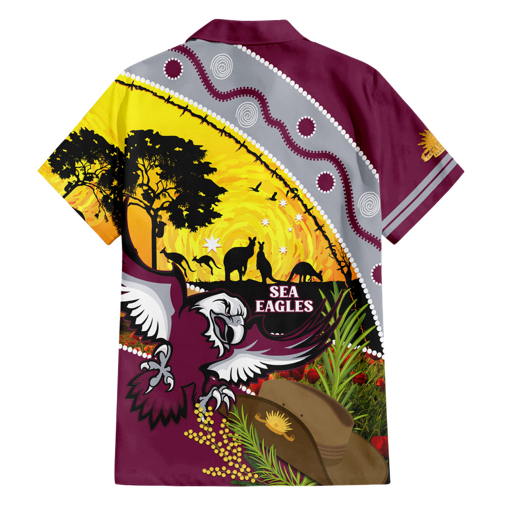 Eagles Rugby ANZAC Day Hawaiian Shirt Silvertails Rosemary Starry Night