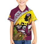 Eagles Rugby ANZAC Day Hawaiian Shirt Silvertails Rosemary Starry Night