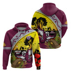 Eagles Rugby ANZAC Day Hoodie Silvertails Rosemary Starry Night