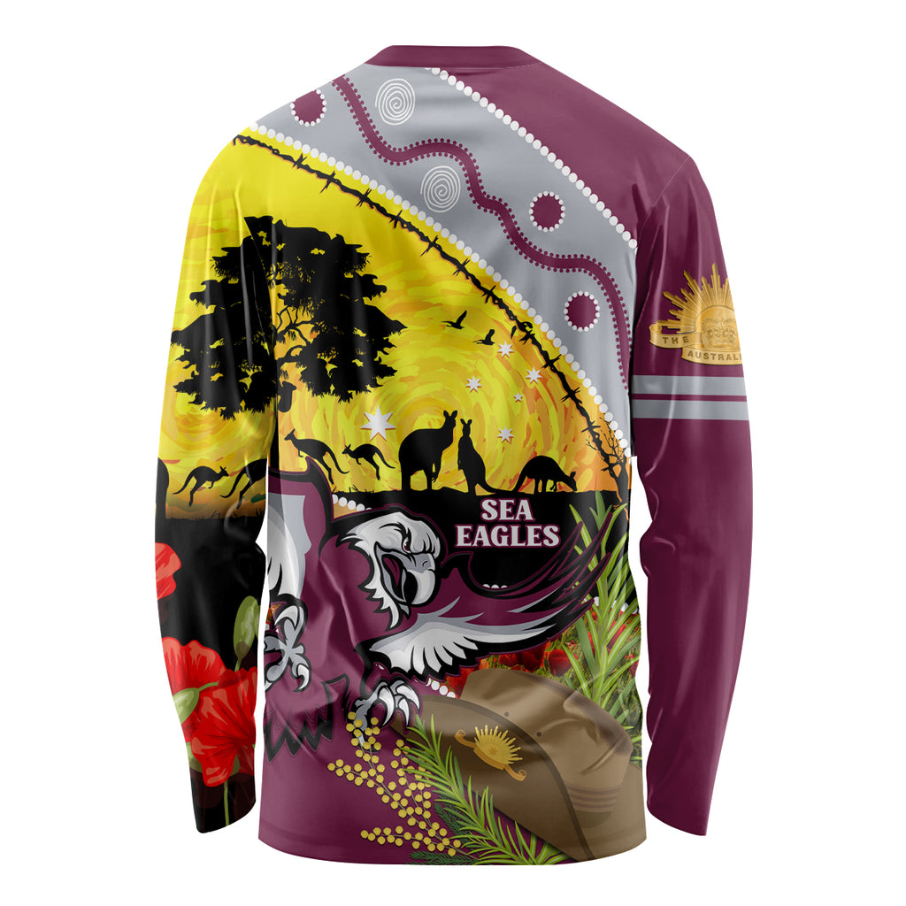 Eagles Rugby ANZAC Day Long Sleeve Shirt Silvertails Rosemary Starry Night