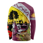 Eagles Rugby ANZAC Day Long Sleeve Shirt Silvertails Rosemary Starry Night