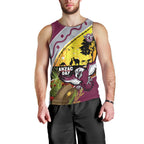 Eagles Rugby ANZAC Day Men Tank Top Silvertails Rosemary Starry Night