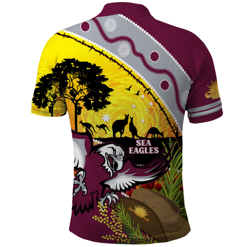 Eagles Rugby ANZAC Day Polo Shirt Silvertails Rosemary Starry Night