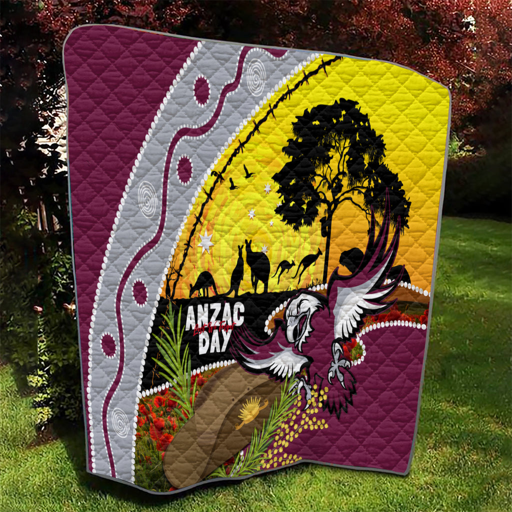 Eagles Rugby ANZAC Day Quilt Silvertails Rosemary Starry Night