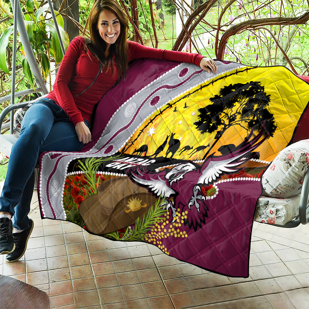 Eagles Rugby ANZAC Day Quilt Silvertails Rosemary Starry Night