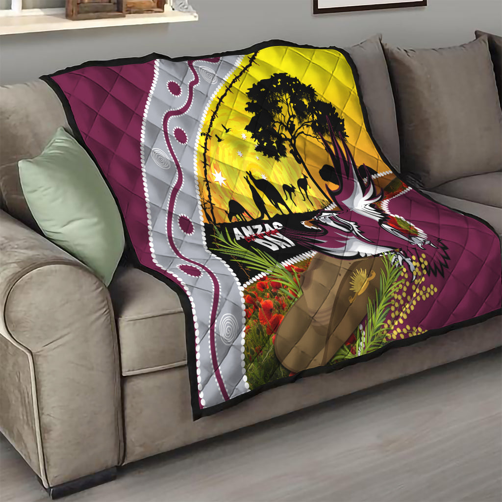 Eagles Rugby ANZAC Day Quilt Silvertails Rosemary Starry Night