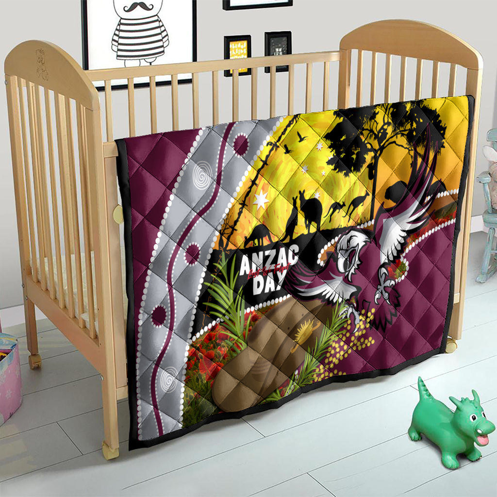 Eagles Rugby ANZAC Day Quilt Silvertails Rosemary Starry Night