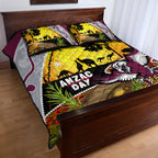 Eagles Rugby ANZAC Day Quilt Bed Set Silvertails Rosemary Starry Night