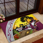 Eagles Rugby ANZAC Day Rubber Doormat Silvertails Rosemary Starry Night