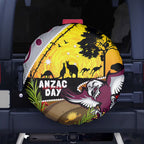 Eagles Rugby ANZAC Day Spare Tire Cover Silvertails Rosemary Starry Night