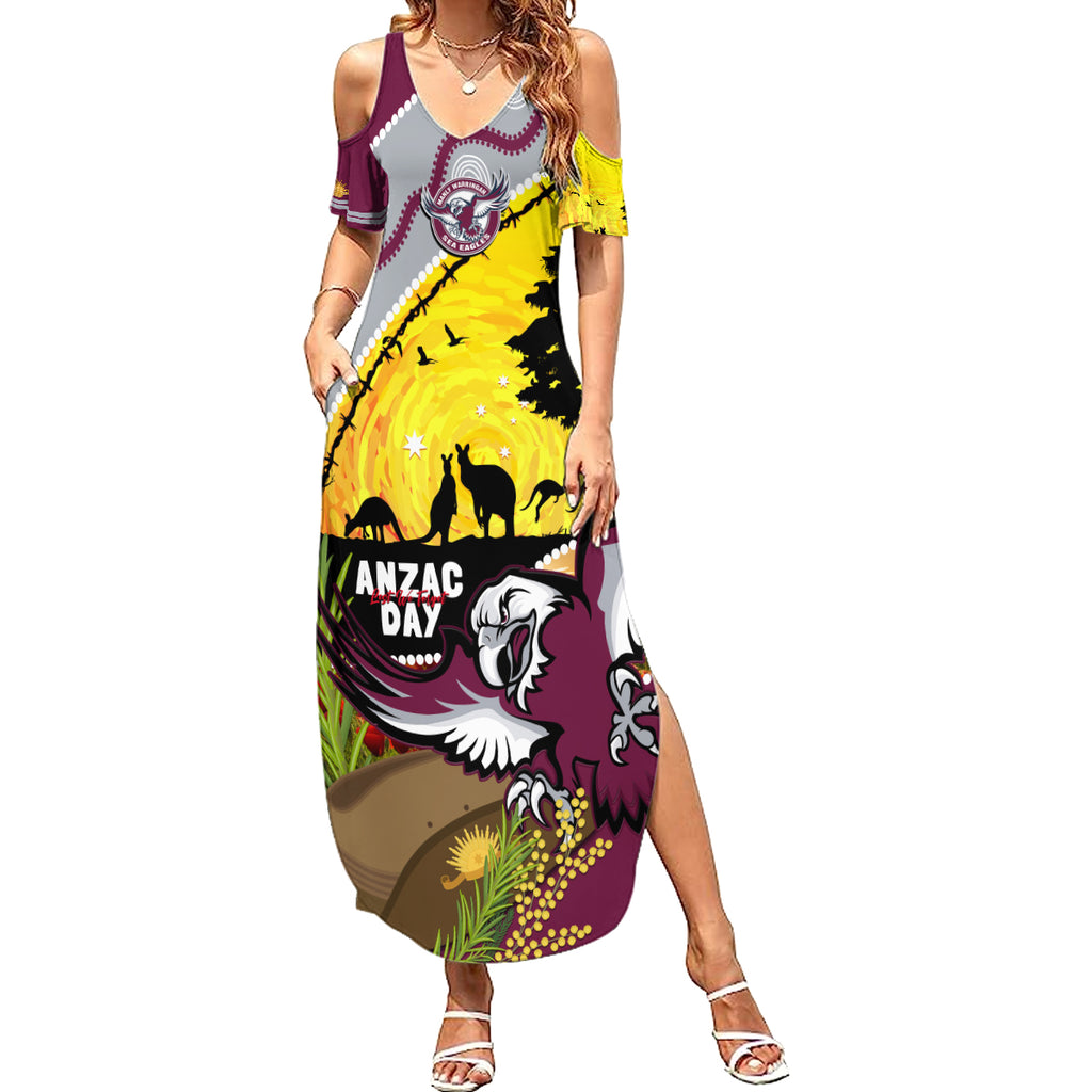Eagles Rugby ANZAC Day Summer Maxi Dress Silvertails Rosemary Starry Night