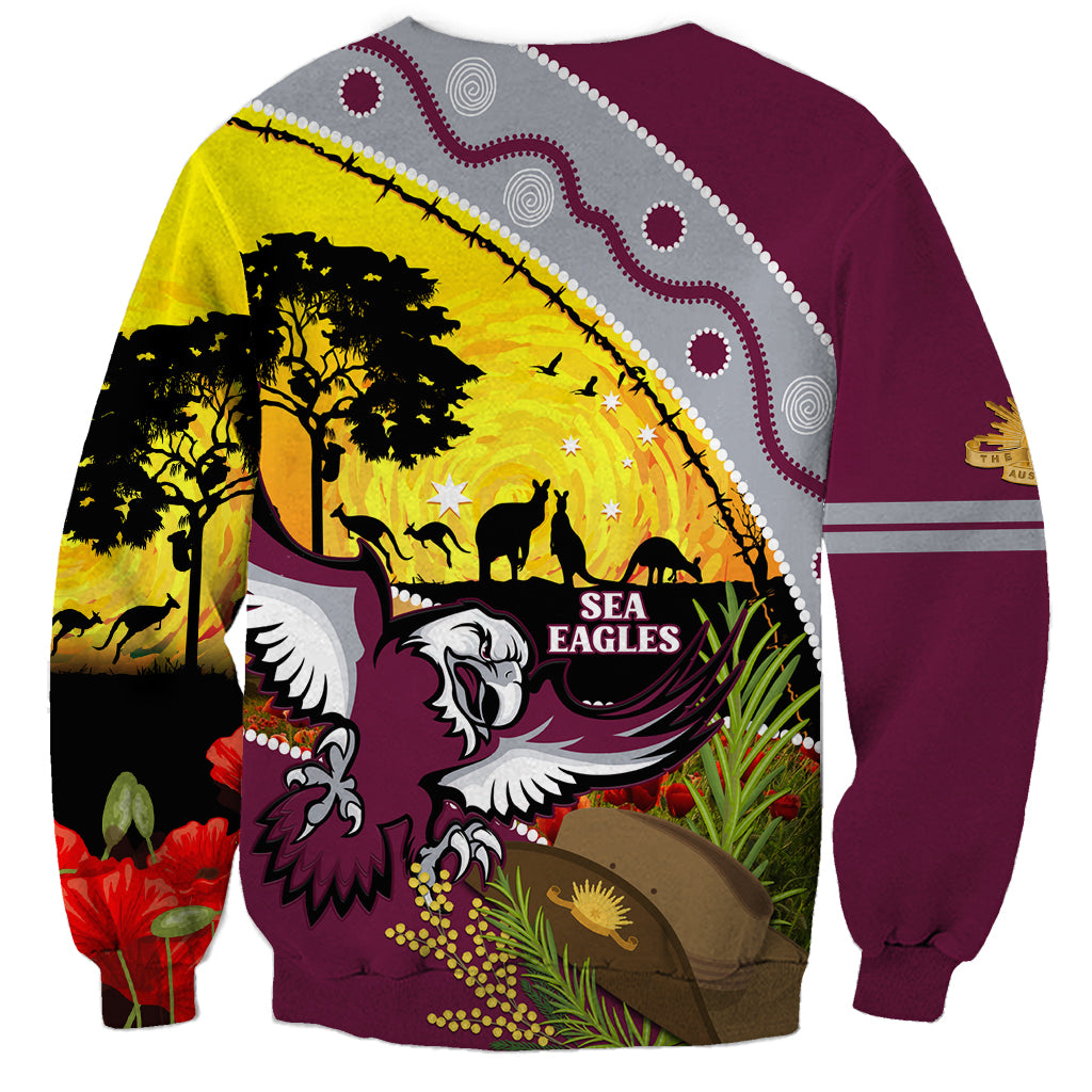 Eagles Rugby ANZAC Day Sweatshirt Silvertails Rosemary Starry Night