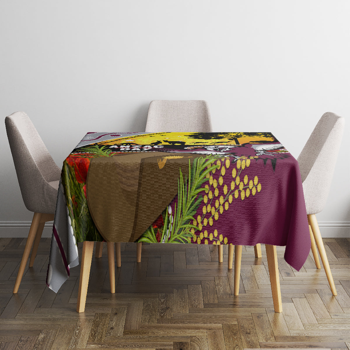 Eagles Rugby ANZAC Day Tablecloth Silvertails Rosemary Starry Night
