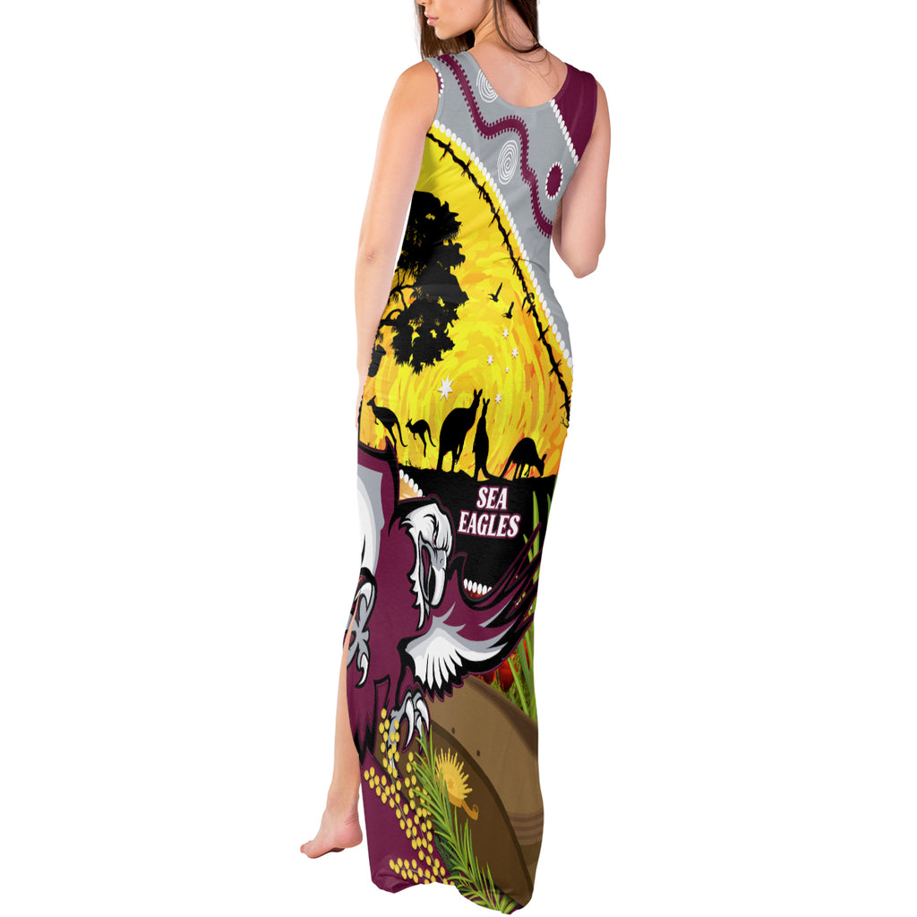 Eagles Rugby ANZAC Day Tank Maxi Dress Silvertails Rosemary Starry Night