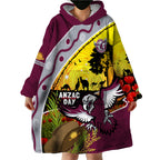 Eagles Rugby ANZAC Day Wearable Blanket Hoodie Silvertails Rosemary Starry Night