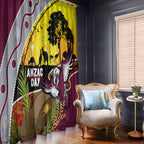 Eagles Rugby ANZAC Day Window Curtain Silvertails Rosemary Starry Night