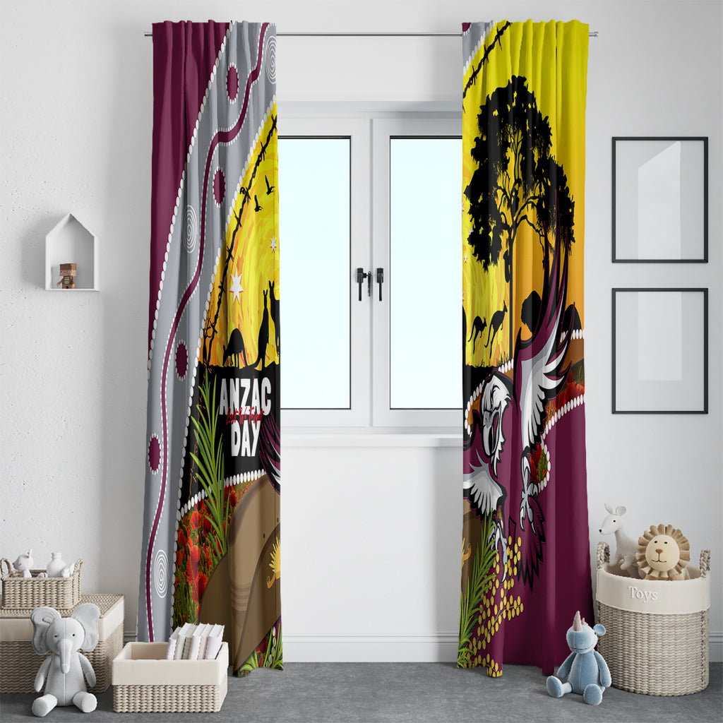 Eagles Rugby ANZAC Day Window Curtain Silvertails Rosemary Starry Night