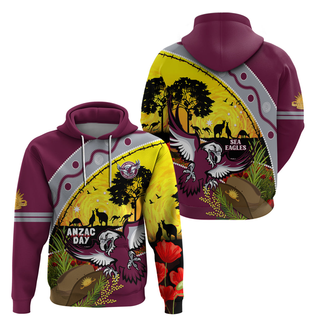 Eagles Rugby ANZAC Day Zip Hoodie Silvertails Rosemary Starry Night