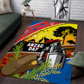 Knights Rugby ANZAC Day Area Rug Novocastrians Mascot Rosemary Starry Night