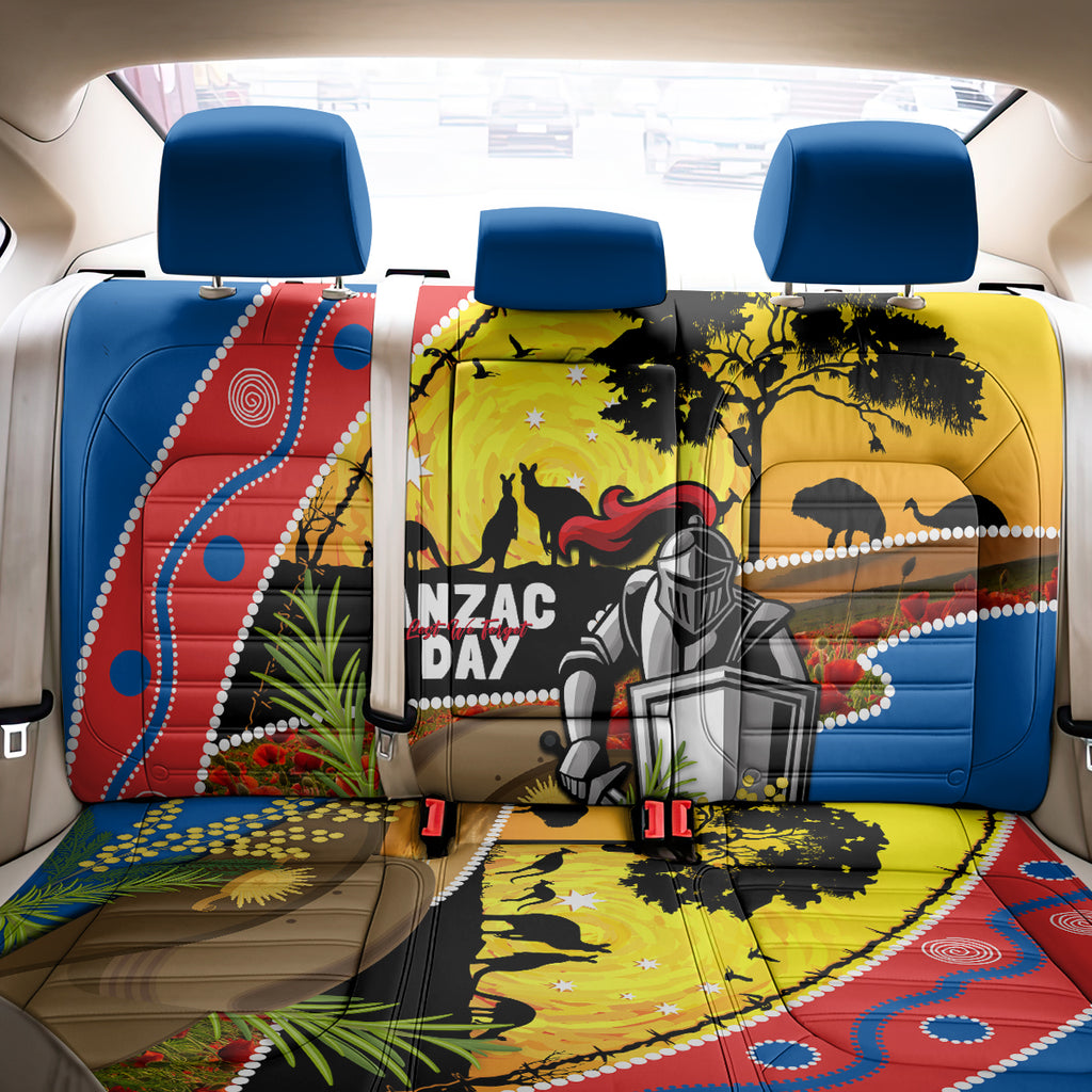 Knights Rugby ANZAC Day Back Car Seat Cover Novocastrians Mascot Rosemary Starry Night