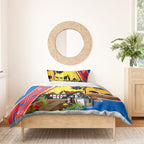 Knights Rugby ANZAC Day Bedding Set Novocastrians Mascot Rosemary Starry Night