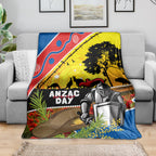 Knights Rugby ANZAC Day Blanket Novocastrians Mascot Rosemary Starry Night