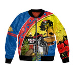 Knights Rugby ANZAC Day Bomber Jacket Novocastrians Mascot Rosemary Starry Night