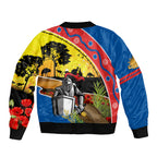 Knights Rugby ANZAC Day Bomber Jacket Novocastrians Mascot Rosemary Starry Night