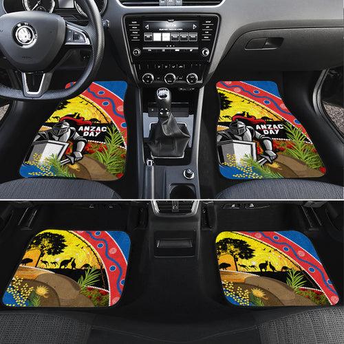 Knights Rugby ANZAC Day Car Mats Novocastrians Mascot Rosemary Starry Night