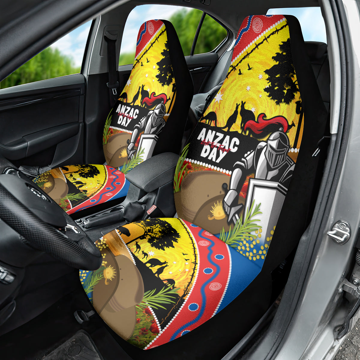 Knights Rugby ANZAC Day Car Seat Cover Novocastrians Mascot Rosemary Starry Night