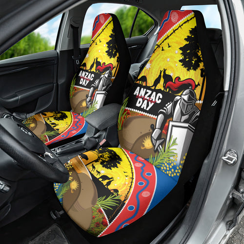 Knights Rugby ANZAC Day Car Seat Cover Novocastrians Mascot Rosemary Starry Night
