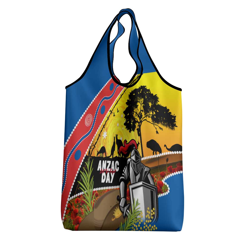 Knights Rugby ANZAC Day Grocery Bag Novocastrians Mascot Rosemary Starry Night