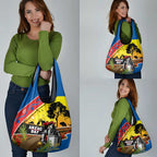 Knights Rugby ANZAC Day Grocery Bag Novocastrians Mascot Rosemary Starry Night