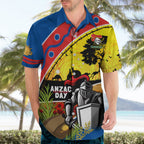 Knights Rugby ANZAC Day Hawaiian Shirt Novocastrians Mascot Rosemary Starry Night