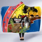 Knights Rugby ANZAC Day Hooded Blanket Novocastrians Mascot Rosemary Starry Night
