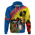 Knights Rugby ANZAC Day Hoodie Novocastrians Mascot Rosemary Starry Night