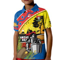 Knights Rugby ANZAC Day Kid Polo Shirt Novocastrians Mascot Rosemary Starry Night