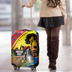 Knights Rugby ANZAC Day Luggage Cover Novocastrians Mascot Rosemary Starry Night