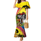 Knights Rugby ANZAC Day Mermaid Dress Novocastrians Mascot Rosemary Starry Night