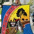 Knights Rugby ANZAC Day Quilt Novocastrians Mascot Rosemary Starry Night