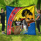 Knights Rugby ANZAC Day Quilt Novocastrians Mascot Rosemary Starry Night