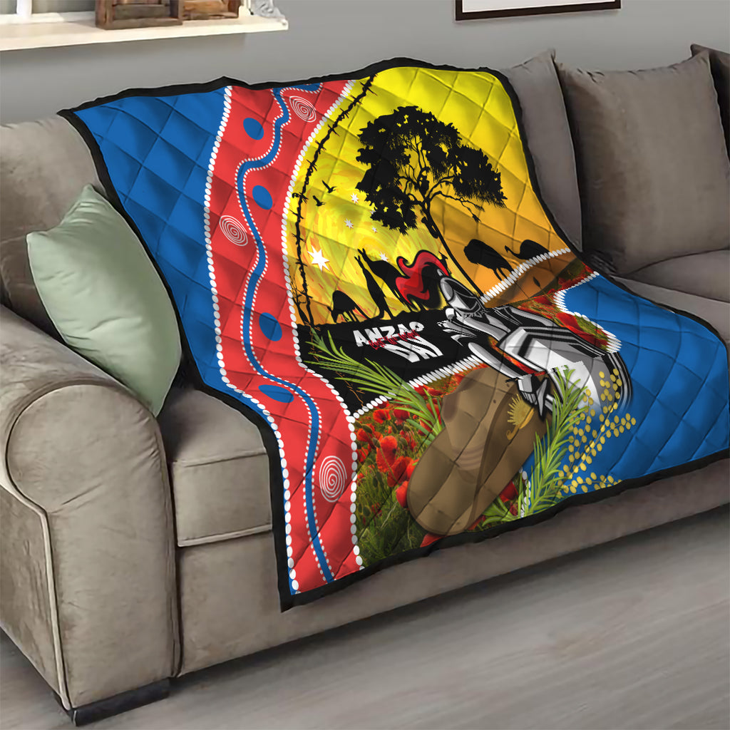 Knights Rugby ANZAC Day Quilt Novocastrians Mascot Rosemary Starry Night