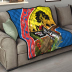 Knights Rugby ANZAC Day Quilt Novocastrians Mascot Rosemary Starry Night