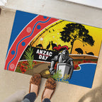 Knights Rugby ANZAC Day Rubber Doormat Novocastrians Mascot Rosemary Starry Night