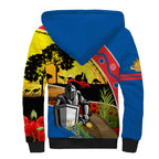 Knights Rugby ANZAC Day Sherpa Hoodie Novocastrians Mascot Rosemary Starry Night