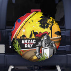 Knights Rugby ANZAC Day Spare Tire Cover Novocastrians Mascot Rosemary Starry Night