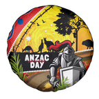Knights Rugby ANZAC Day Spare Tire Cover Novocastrians Mascot Rosemary Starry Night