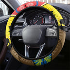 Knights Rugby ANZAC Day Steering Wheel Cover Novocastrians Mascot Rosemary Starry Night