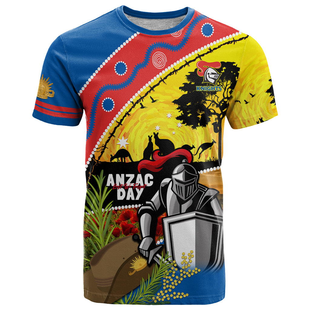 Knights Rugby ANZAC Day T Shirt Novocastrians Mascot Rosemary Starry Night